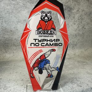Стелла из толстого акрила с УФ печатью