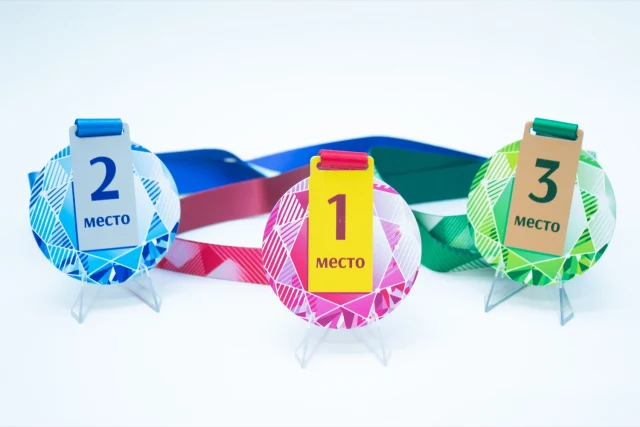 Медали Универсальные за 1, 2 и 3 место с лентами